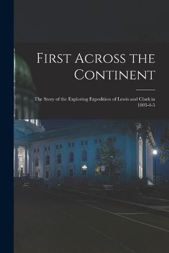 Cover image for First Across the Continent