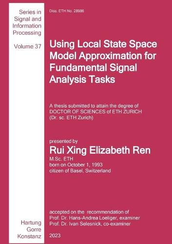 Cover image for Using Local State Space Model Approximation for Fundamental Signal Analysis Tasks