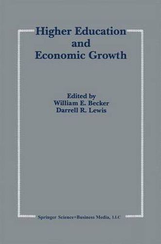 Cover image for Higher Education and Economic Growth