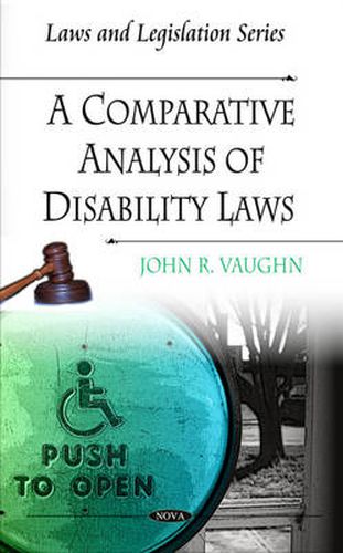 Cover image for Comparative Analysis of Disability Laws