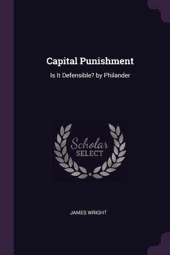 Cover image for Capital Punishment