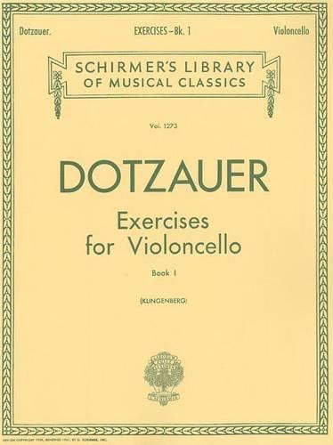 Cover image for Exercises for Violoncello - Book 1