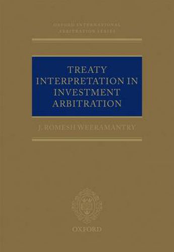 Cover image for Treaty Interpretation in Investment Arbitration