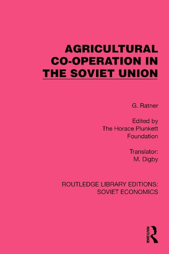 Cover image for Agricultural Co-operation in the Soviet Union