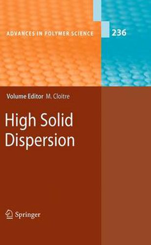 Cover image for High Solid Dispersions