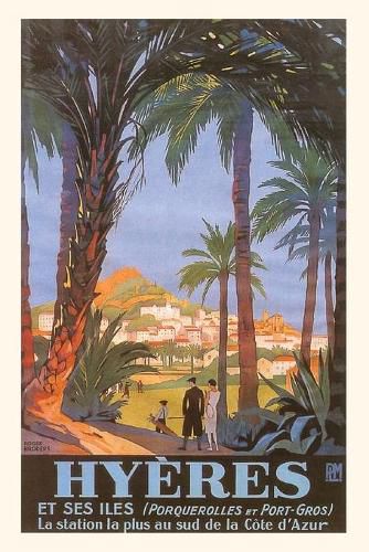 Cover image for Vintage Journal Hyeres Travel Poster