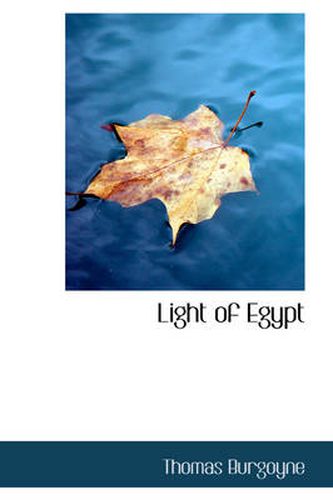 Cover image for Light of Egypt