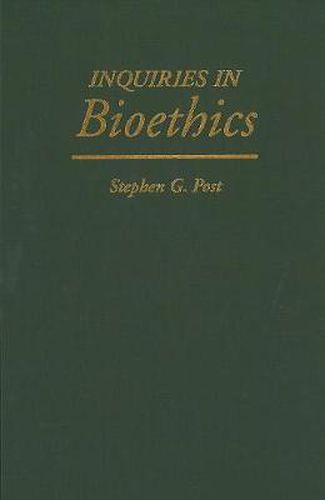 Cover image for Inquiries in Bioethics