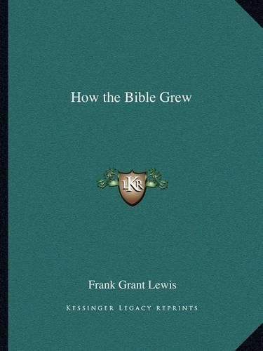 How the Bible Grew