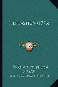 Cover image for Hephastion (1776)