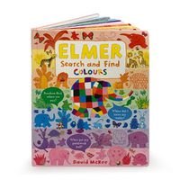 Cover image for Elmer Search and Find Colours