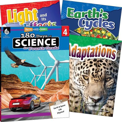 Cover image for Learn-at-Home: Science Bundle Grade 4: 4-Book Set