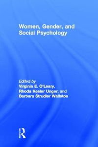 Cover image for Women, Gender, and Social Psychology