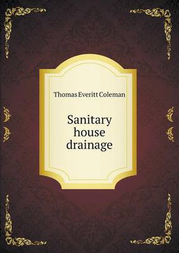 Cover image for Sanitary house drainage