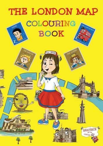 Cover image for The London Map Colouring Book