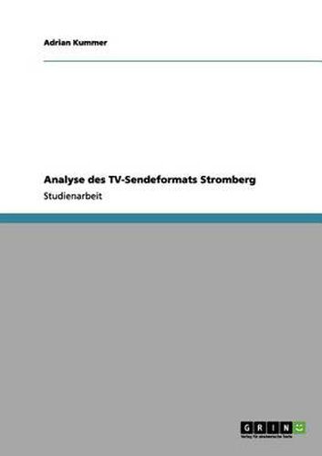 Cover image for Analyse des TV-Sendeformats Stromberg
