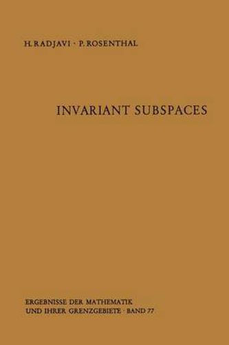 Cover image for Invariant Subspaces