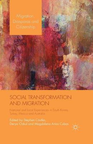 Cover image for Social Transformation and Migration: National and Local Experiences in South Korea, Turkey, Mexico and Australia