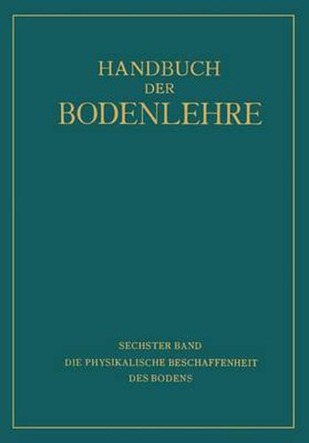 Cover image for Die Physikalische Beschaffenheit Des Bodens