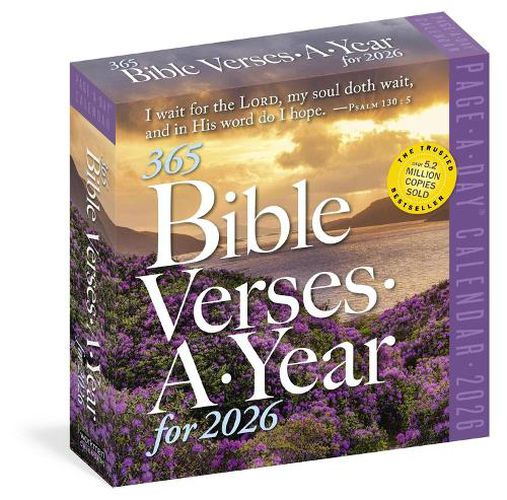 Cover image for 365 Bible Verses-A-Year Page-A-Day (R) Calendar 2026