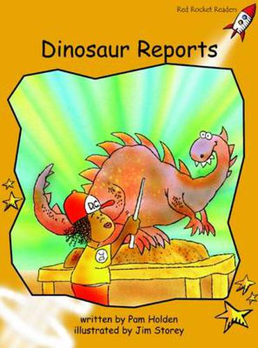 Cover image for Red Rocket Readers: Fluency Level 4 Fiction Set B: Dinosaur Reports (Reading Level 22/F&P Level K)