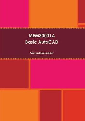 Cover image for Mem30001a Basic Autocad