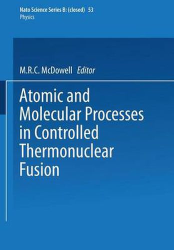 Cover image for Atomic and Molecular Processes in Controlled Thermonuclear Fusion