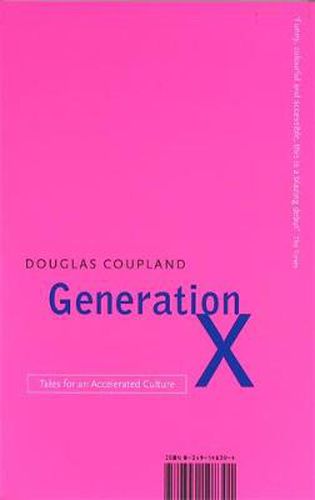 Cover image for Generation X: Tales for an Accelerated Culture