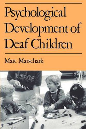 Cover image for Psychological Development of Deaf Children