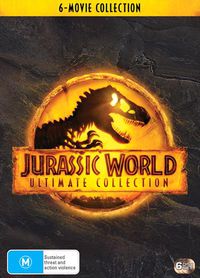 Cover image for Jurassic Park 1 - 3 / Jurassic World / Jurassic World - Fallen Kingdom / Jurassic World - Dominion | 6 Movie Franchise Pack
