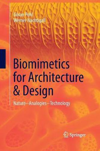 Cover image for Biomimetics for Architecture & Design: Nature - Analogies - Technology