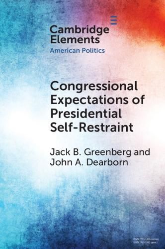 Cover image for Congressional Expectations of Presidential Self-Restraint