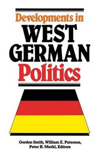 Cover image for Developments in West German Politics