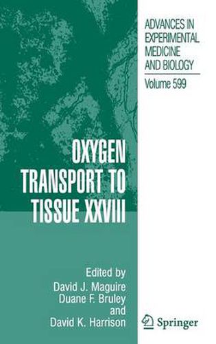 Cover image for Oxygen Transport to Tissue XXVIII