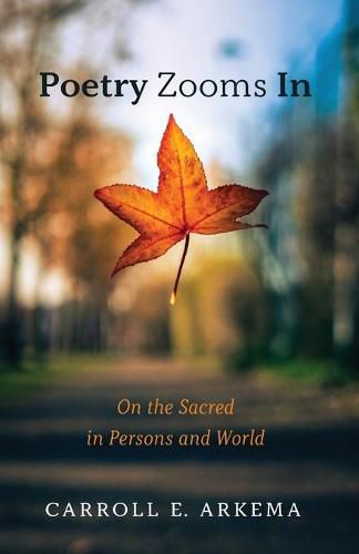 Cover image for Poetry Zooms in: On the Sacred in Persons and World