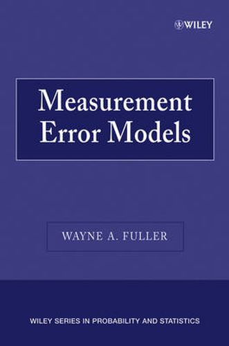 Cover image for Measurement Error Models