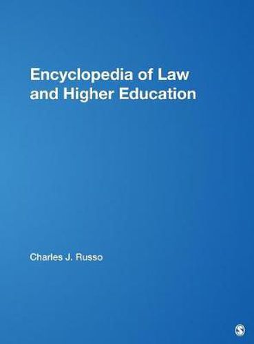 Encyclopedia of Law and Higher Education