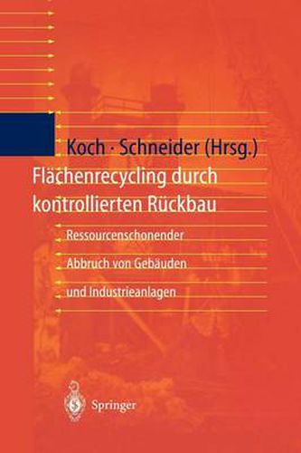 Cover image for Flachenrecycling Durch Kontrollierten Ruckbau