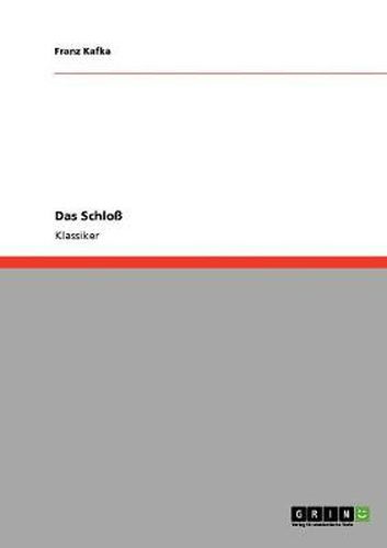 Cover image for Das Schloss