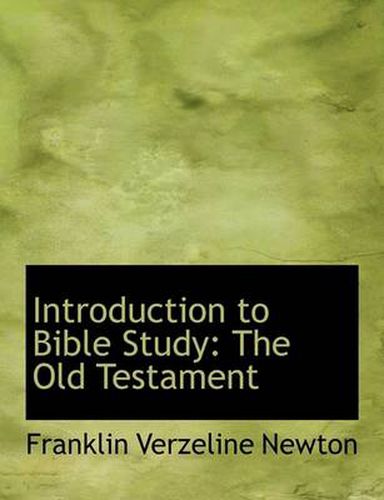 Cover image for Introduction to Bible Study