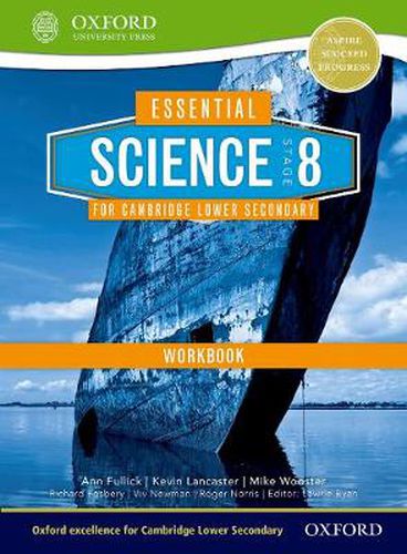 Cover image for Essential Science for Cambridge Lower Secondary Stage 8 Workbook