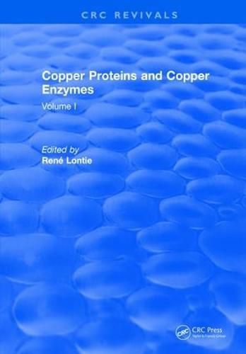 Cover image for Copper Proteins and Copper Enzymes: Volume I