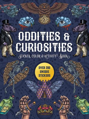 Cover image for Oddities & Curiosities Sticker, Color & Activity Book