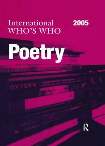 Cover image for International Who's Who in Poetry 2005