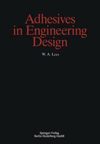 Cover image for Adhesives in Engineering Design