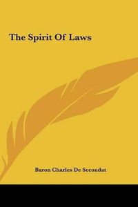 Cover image for The Spirit of Laws