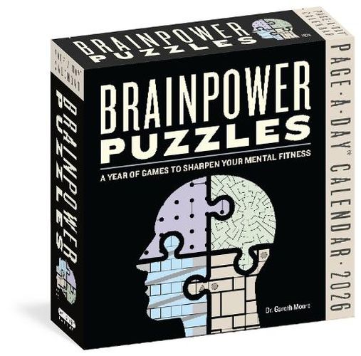 Cover image for Brainpower Puzzles Page-A-Day (R) Calendar 2026