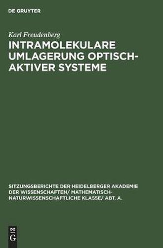 Intramolekulare Umlagerung Optisch-Aktiver Systeme