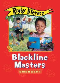 Cover image for Rigby Literacy Emergent Level Blackline Masters