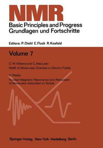 Cover image for NMR Basic Principles and Progress / NMR Grundlagen und Fortschritte